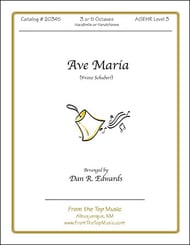 Ave Maria Handbell sheet music cover Thumbnail